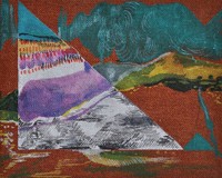 Painted Collage of a Landscape