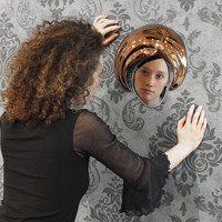 Mikádo - porcelánové zrcadlo