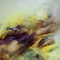 Blurred White and Yellow