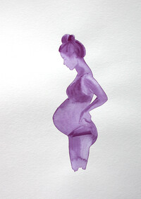 Těhotná žena