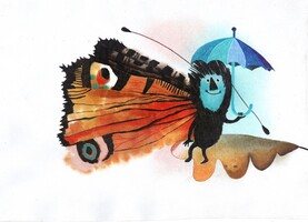 Peacock Eye, cover illustration