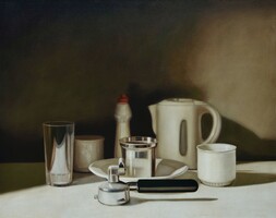 Still life with coffee pot