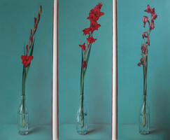 Red vanitas (triptych)