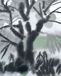 Blurred Tree