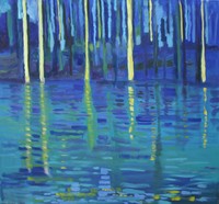 Reflection on the Pond's Surface